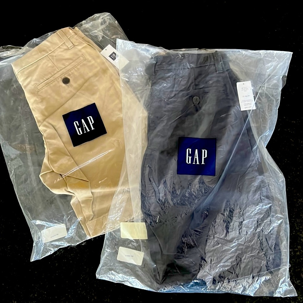 2 Pairs of boys gap uniform shorts